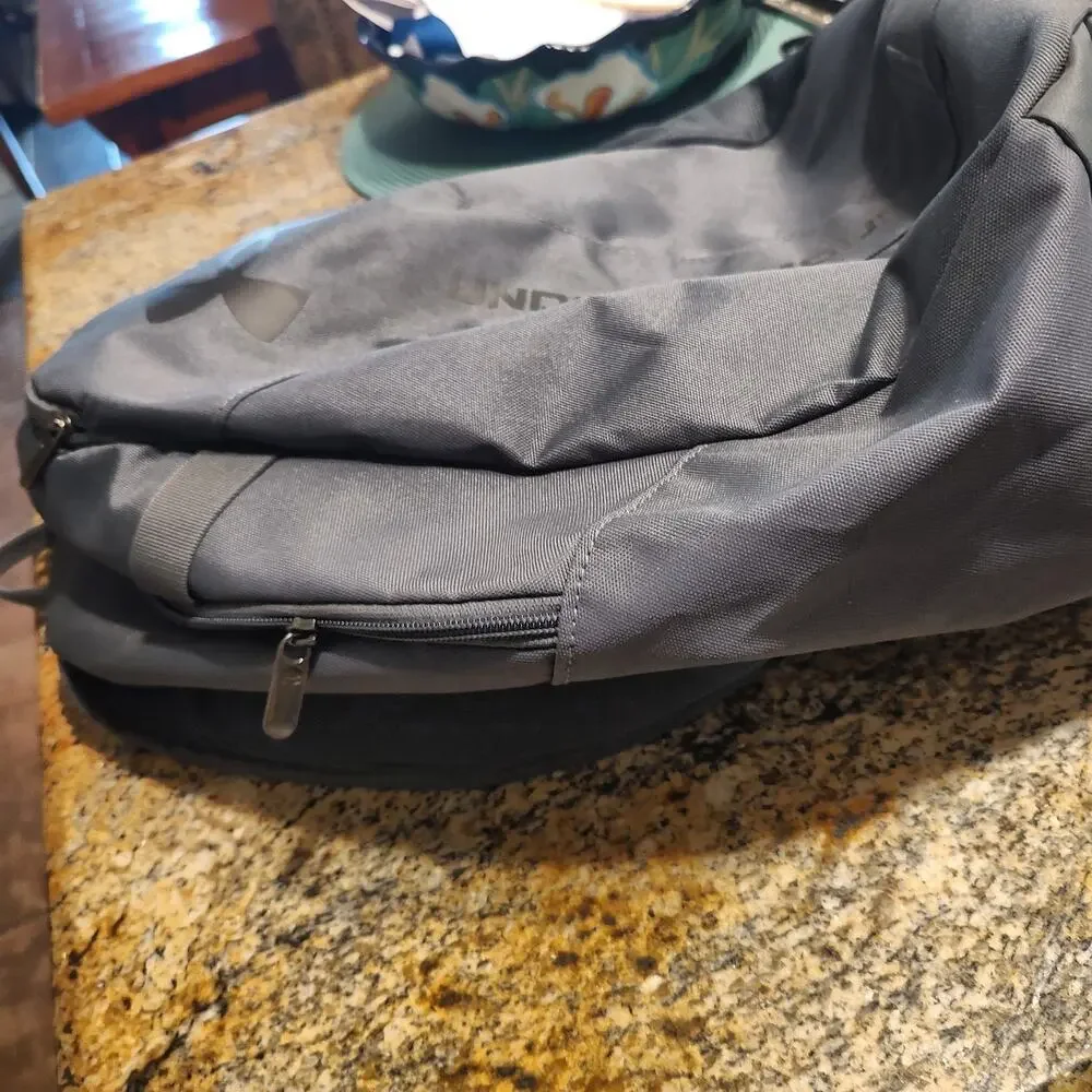 Under Armour Gray Black Hustle Lite Backpack 